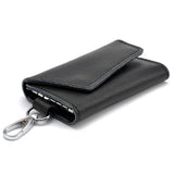 Men's Leather Key Holder Wallet Organizer for Female Bags