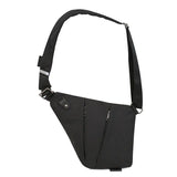 Casual Shoulder Bag with Multiple Pockets, Glasses Holder