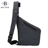 Casual Shoulder Bag with Multiple Pockets, Glasses Holder