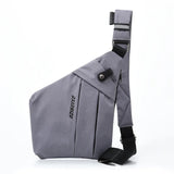 Casual Shoulder Bag with Multiple Pockets, Glasses Holder