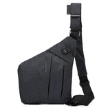 Casual Shoulder Bag with Multiple Pockets, Glasses Holder