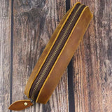 Men's Crazy Horse Leather Wallets & Accessories Set