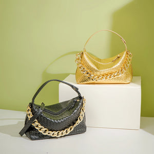 Vintage Shoulder Bag PU Leather Large-Capacity Handbag