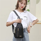 Casual Nylon Chest Bag Waist Pack Crossbody Handbag Travel Bag