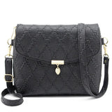 Pink Quilted Messenger Bag for Women