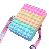 Women's Silicone Toy Bubble Music Messenger Bag