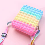 Women's Silicone Toy Bubble Music Messenger Bag