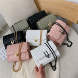 Striped Shoulder Bag Women's Messenger Handbag