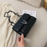 Striped Shoulder Bag Women's Messenger Handbag
