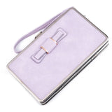 Litchi Pattern Wallet Phone Money Bag Women's Long Wallet