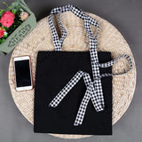 Bowknot Canvas Women Messenger Bags Small Shoulder Girls Handbags Crossbody Bags