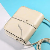 Crossbody Messenger Bag Women Handbag PU Leather Vintage Shoulder Bags Briefcase