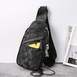 Camouflage Chest Bag Shoulder Bag Men Women Couple Bag