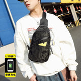 Camouflage Chest Bag Shoulder Bag Men Women Couple Bag