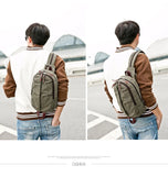 Canvas Backpack Multi-function Shoulder Backpack