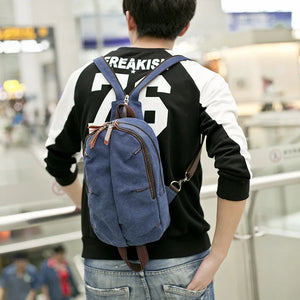 Canvas Backpack Multi-function Shoulder Backpack