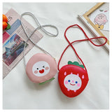 Kids Mini Messenger Bag Cute Fruit Design Girls Shoulder Bag