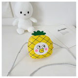 Kids Mini Messenger Bag Cute Fruit Design Girls Shoulder Bag