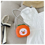 Kids Mini Messenger Bag Cute Fruit Design Girls Shoulder Bag