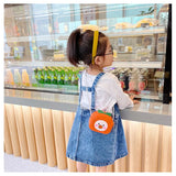 Kids Mini Messenger Bag Cute Fruit Design Girls Shoulder Bag