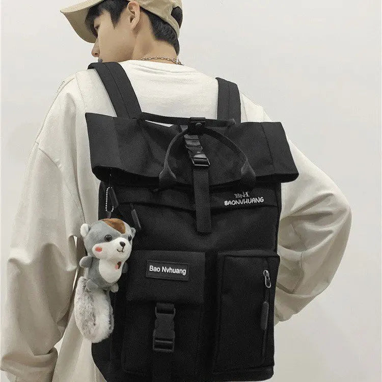 College Student Backpack Schoolbag Outdoor Waterproof Handbag