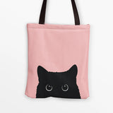 Corgi Bucket Canvas Handbag Large Capacity Shopping Bag Lady Shoulder Bag