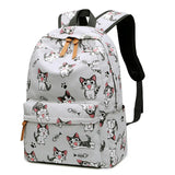 Cat Print School Backpack for Girls - Laptop Backpack for Teens