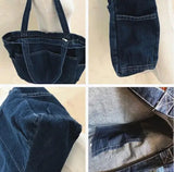 Denim Shoulder Bag Large Leisure Shopping Student Mother Bag