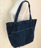 Denim Shoulder Bag Large Leisure Shopping Student Mother Bag