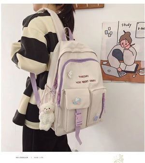 Large Capacity Student Backpack School Bag