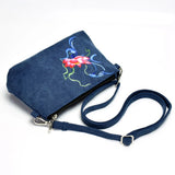 Embroidered Canvas Small Square Bag Shoulder Diagonal Female Clutch