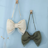 Japanese Bow Knot Canvas Handbag Purse
