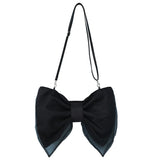 Japanese Bow Knot Canvas Handbag Purse