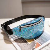 Waterproof PVC Transparent Waist bag Mobile Phone Change Storage Bag