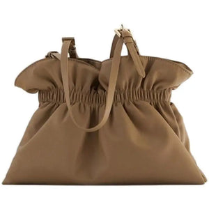 Cloud Shoulder Bag Pleated Details Handbag