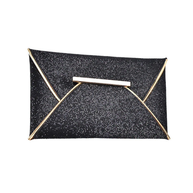 Sequins Envelope Clutch Bag Solid Ultrathin