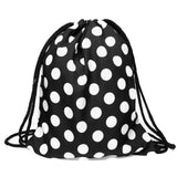 Women Geometric Patterns Drawstring Backpack 3D Printing Softback Bag
