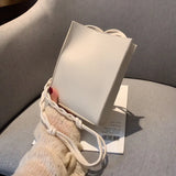 Women Braided Mobile Phone Bag Mini Shoulder Crossbody Purse