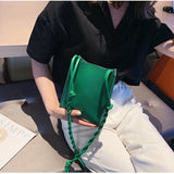 Women Braided Mobile Phone Bag Mini Shoulder Crossbody Purse