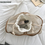 Casual Shoulder Bag Portable Bucket Bag Temptation Portable Net Bag