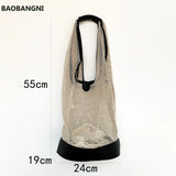 Casual Shoulder Bag Portable Bucket Bag Temptation Portable Net Bag