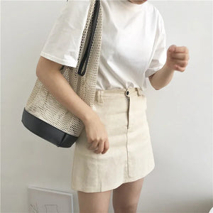 Casual Shoulder Bag Portable Bucket Bag Temptation Portable Net Bag
