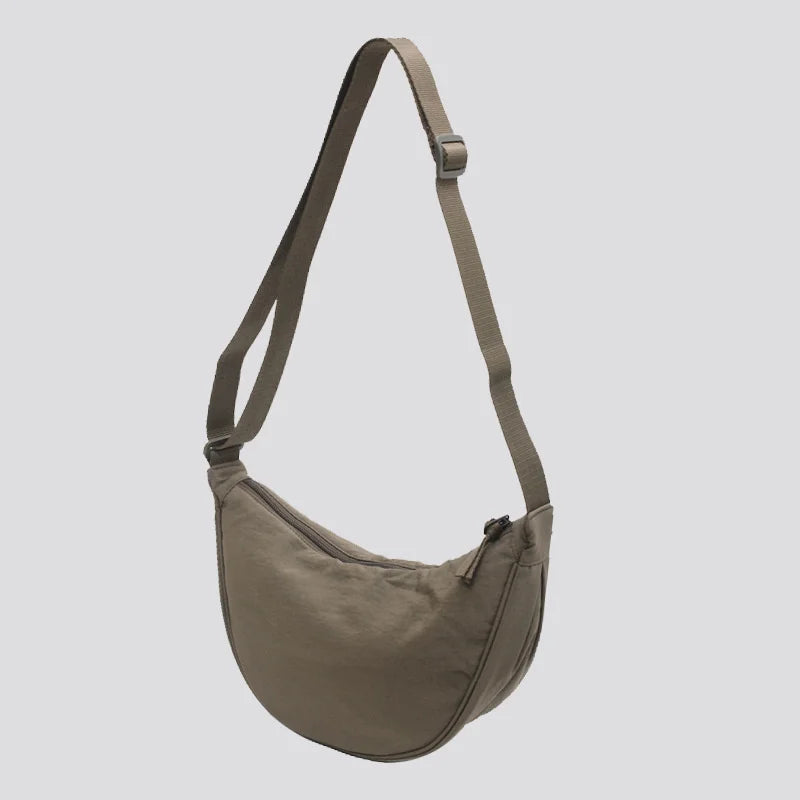 Casual Women's Messenger Bag Nylon Shoulder Bag Solid Small Cloth Bag