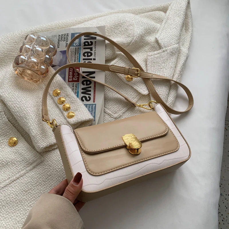 Small PU Leather Flap Crossbody Bag for Women Winter Trends