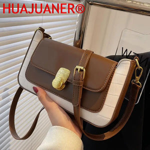 Small PU Leather Flap Crossbody Bag for Women Winter Trends