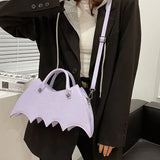 Halloween Bat Handbag Messenger Bag