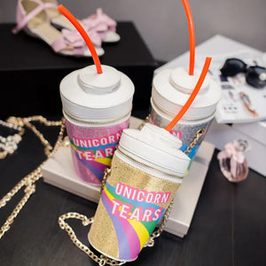 Personalized Drink Soda Bottles Modeling Shoulder Bag