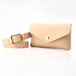 Women's Mini Belt Bag for Phone and Keys, Decorative Waist Belt