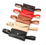 Women's Mini Belt Bag for Phone and Keys, Decorative Waist Belt