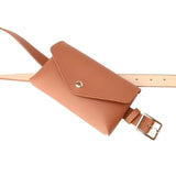 Women's Mini Belt Bag for Phone and Keys, Decorative Waist Belt